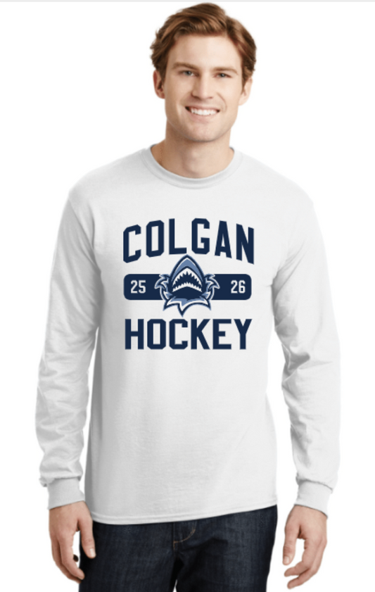 Colgan Sharks Long Sleeve Team Shirt - 2025